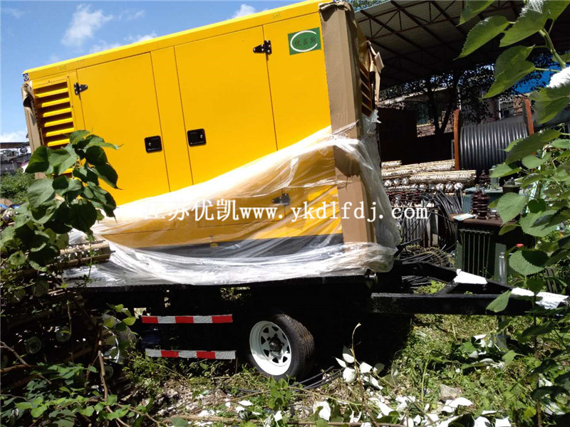 2020年8月5日，100KW玉柴靜音型移動(dòng)拖車交付廣西某水力電力公司使用