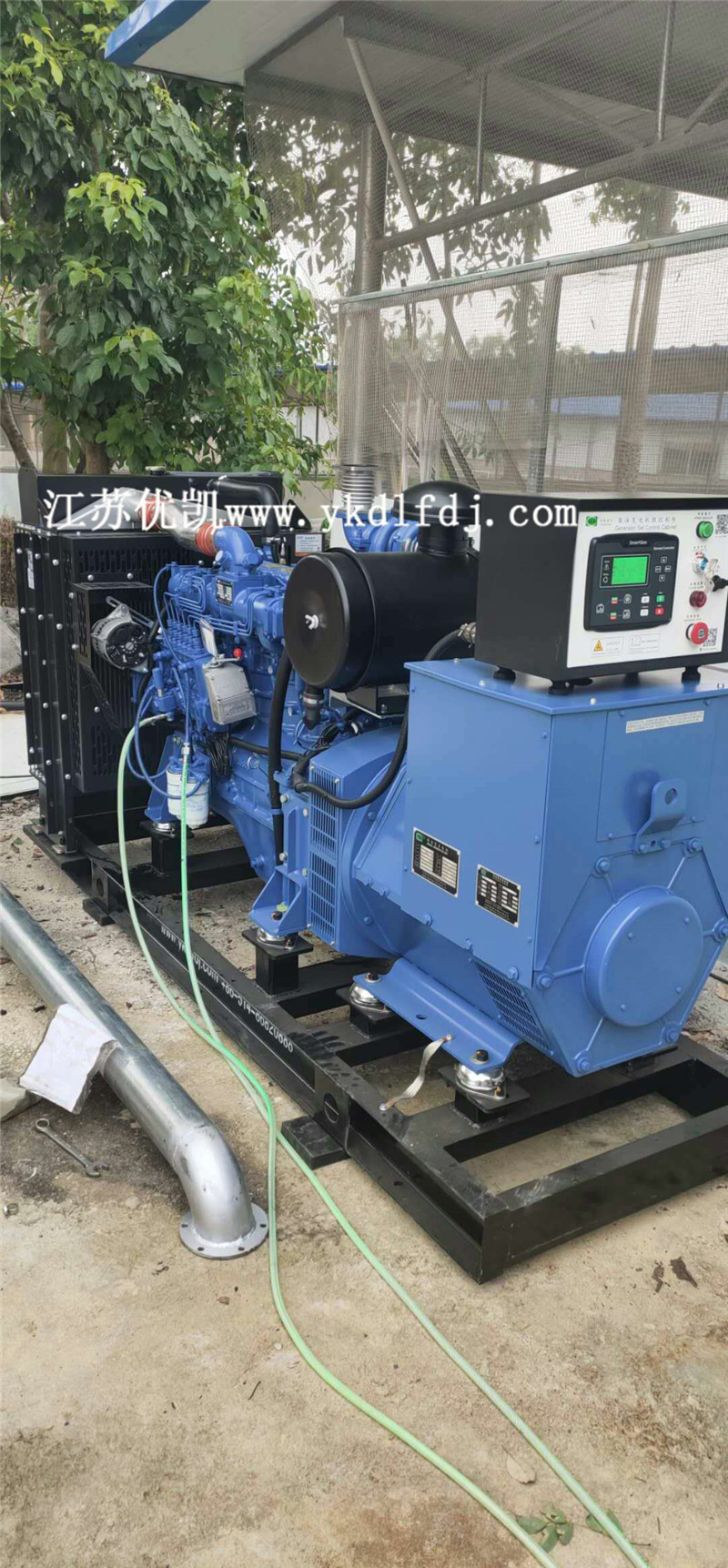 2020年10月13日，150KW玉柴發(fā)電機(jī)組交付廣西某養(yǎng)殖場(chǎng)使用