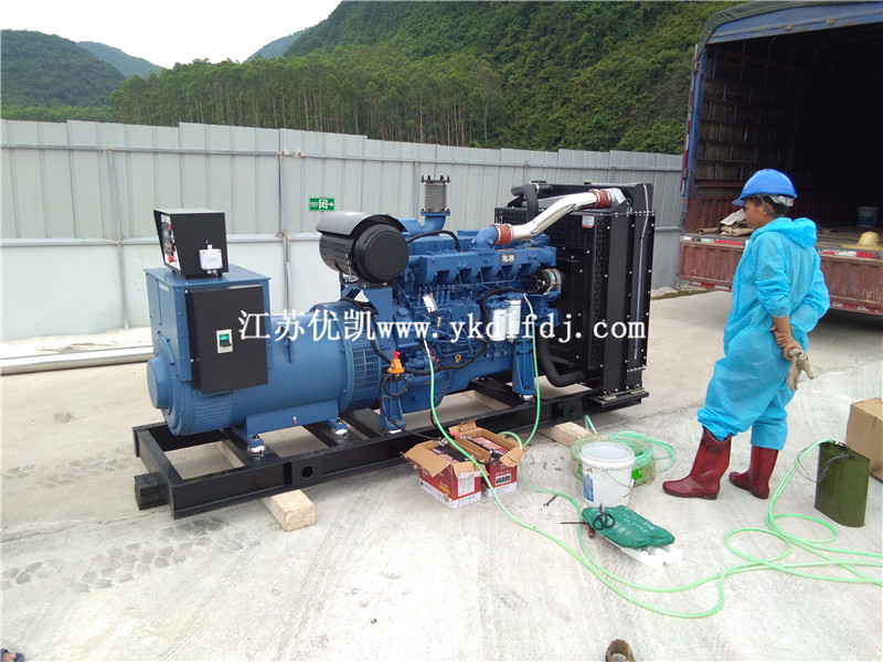 2021年5月23日，300KW玉柴發(fā)電機組交付廣西象州縣某單位使用