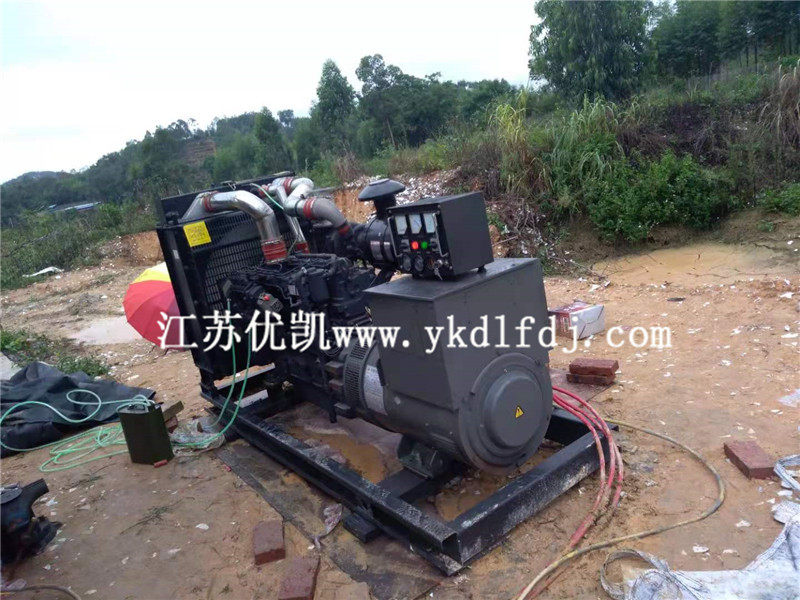 2021年7月31日，上柴股份150KW發(fā)電機組交付廣西某工廠使用