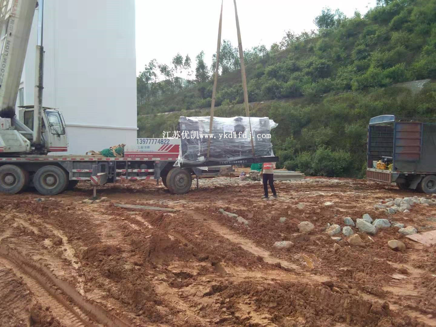 2021年11月07日，上柴250KW柴油發(fā)電機(jī)組交付廣西欽州項(xiàng)目