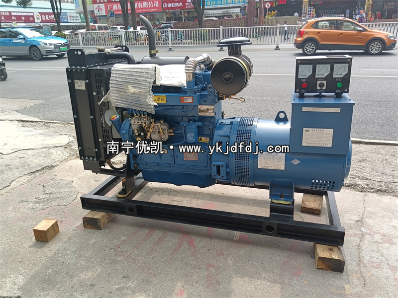 2023年4月19日，50kw雷納發(fā)電機(jī)組試機(jī)發(fā)貨梧州