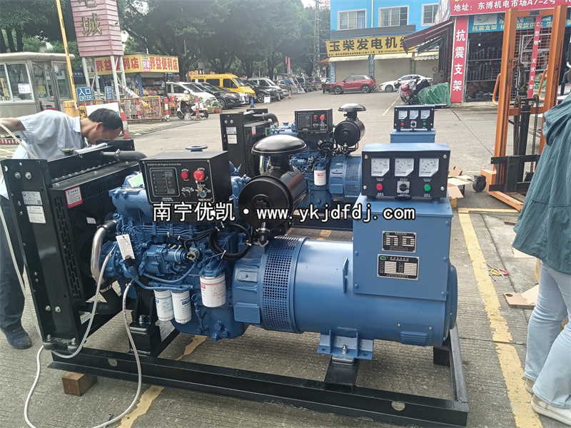 2024年5月31日，兩臺50KW玉柴發(fā)電機(jī)組試機(jī)發(fā)貨南寧某養(yǎng)殖場
