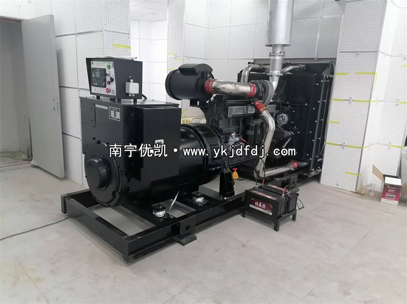 2024年11月17日，欽州項(xiàng)目500kw凱普柴油發(fā)電機(jī)組到貨安裝