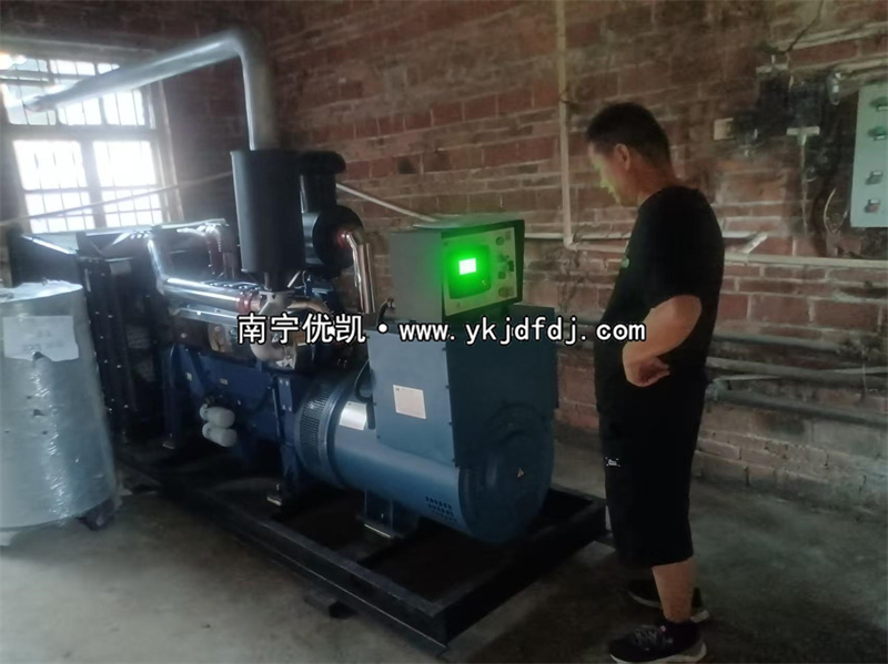 2025年6月16日，玉林某中學(xué)項目200kw柴油發(fā)電機組到貨安裝調(diào)試