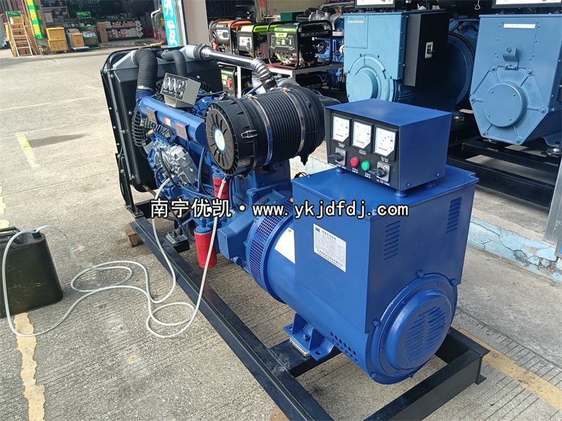 2025年7月25日，來賓項目120KW柴油發(fā)電機組試機并發(fā)貨