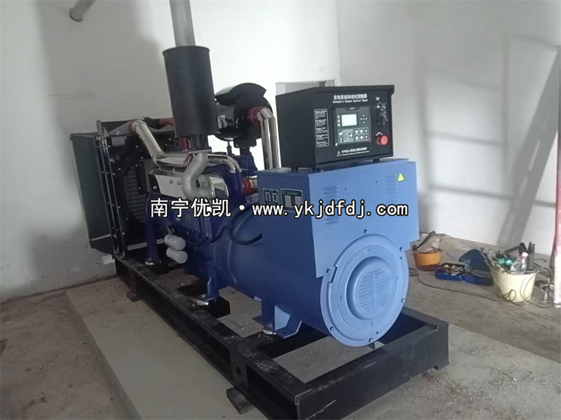 2025年10月30日，防城港項目300kw柴油發(fā)電機組安裝完成并試機